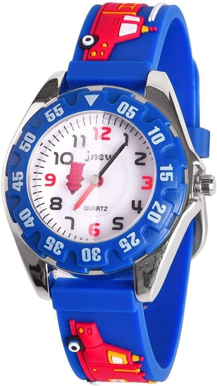 3D Cartoon Waterproof Watch for Boys Girls Age 3-8, Gifts for Kids