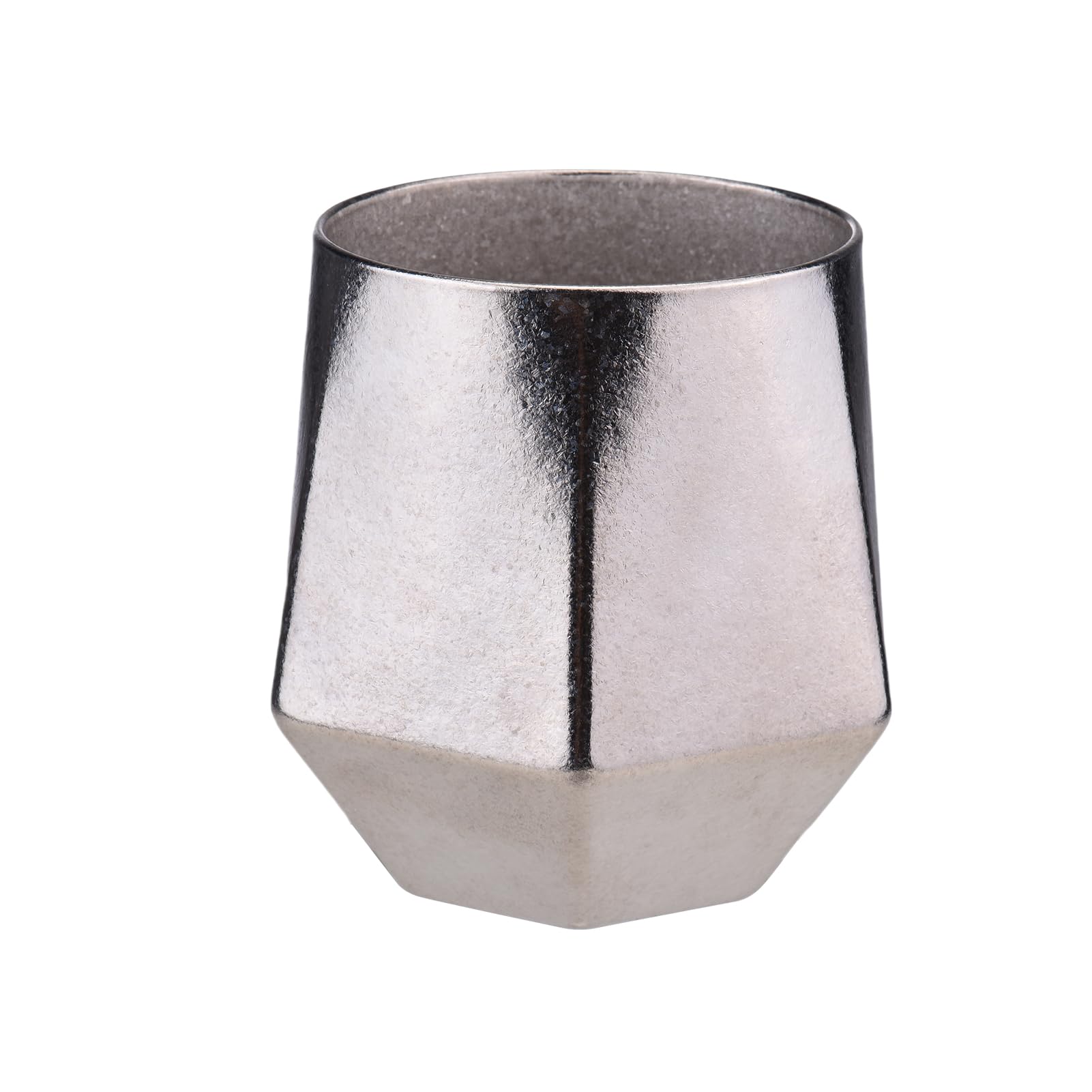 Tazza da caffè da Campeggio in Titanio, Tazza Esagonale con Isolamento Sottovuoto a Doppio Strato da 240 Ml Tazza da Campeggio All'aperto per Viaggi in Campeggio All'aperto con (Fiore di