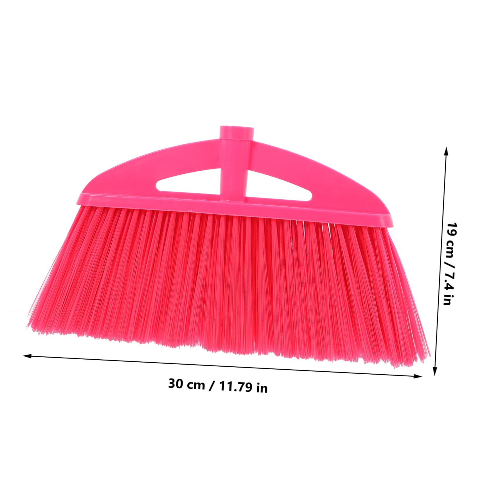 BUTIFULSIC Sweeper Head Broom Replacement 2pcs Plastic Broom Head for Household Office Garage Use