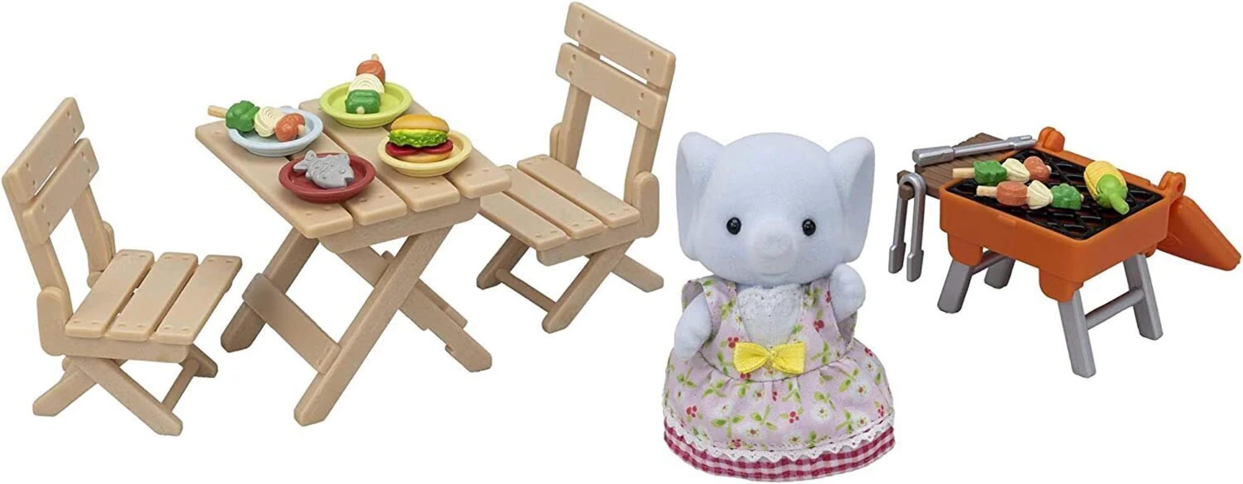 Sylvanian Families 5640 Set barbacoa de Miriam Elefante - Casa de muñecas