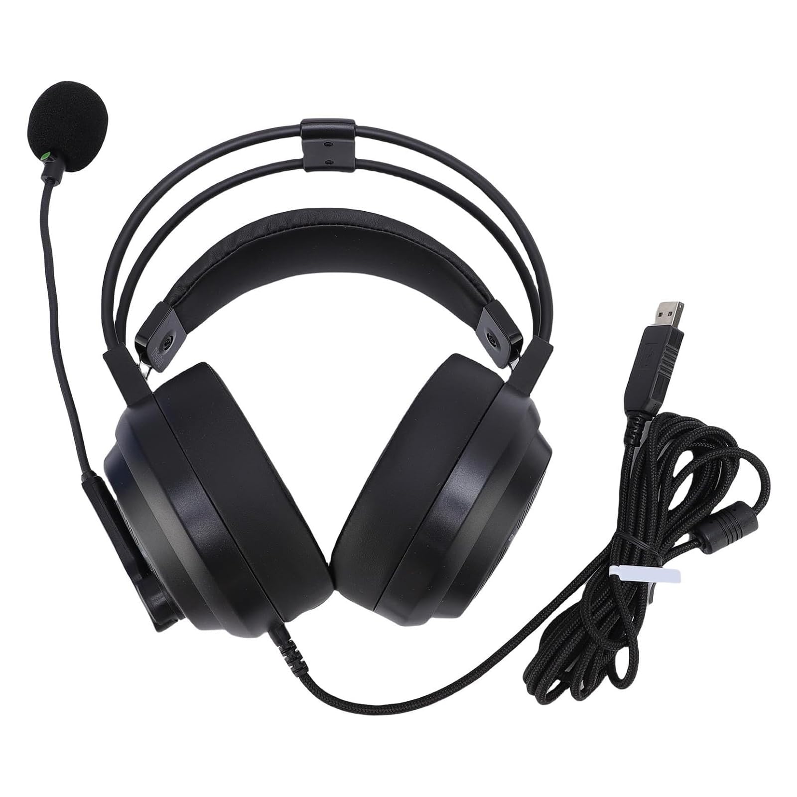 Cuffie per PC con Riduzione del Rumore Cavo Schermato da 2 8 Metri Comodi Cuscinetti Auricolari Chip Uditivo Chiamate in Conferenza Cuffie da Studio Flessibili PC/Laptop