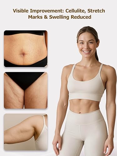 Miniatura 3 de Masajeador de drenaje linfático y herramienta de masaje anticelulitis, ayuda a reducir las estrías y la celulitis, para piernas, brazos y vientre,