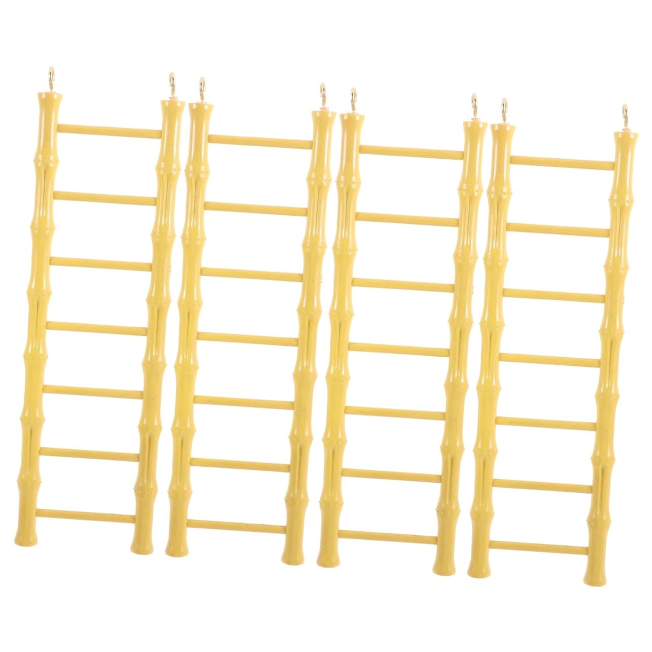 COLLBATH Lot De 4 Échelles pour Hamsters Jouets pour Oiseaux Échelle Descalade pour Cage À Hamster