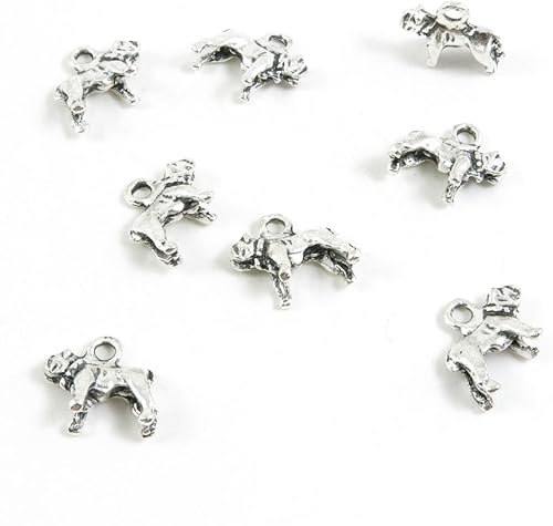 Color Plateado Envejecido tono joyas encantos colgante conclusiones Craft Supplies Bulk Lots Arts E2X Q7Pug Perro Bulldog Inglés Color Plateado Envejecido tono joyas encantos colgante conclusiones Craft Supplies Bulk Lots Arts E2X Q7Pug Perro Bulldog Inglés