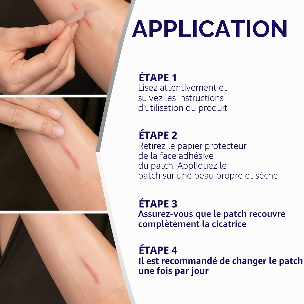 Hansaplast Patch MED réduisant les cicatrices, 21 patchs, l'emballage peut varier