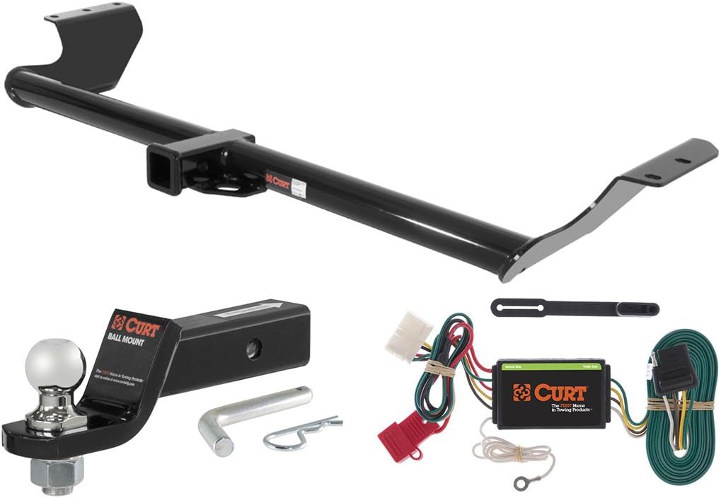 CURT Class 3 Hitch Tow Package with 1-7/8" Ball for 2011-2016 Honda Odyssey