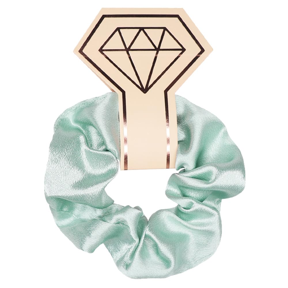 OWITER 6pcs Hair Scrunchies for Women Satin Scrunchies for Bridesmaids,Hair Ties No Damage Hair Ties (Light Green) - Image 2