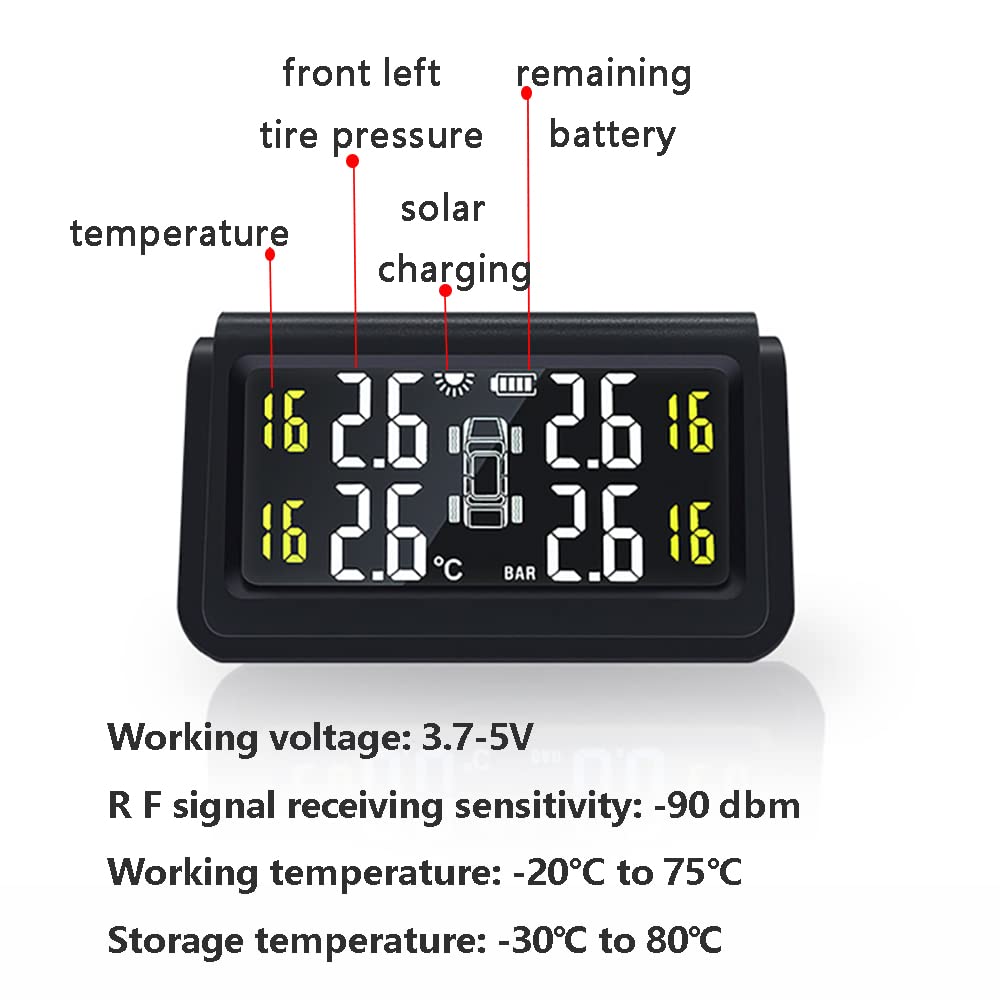 Riloer Auto-Reifendrucküberwachungssystem, drahtlose TPMS-Verbindung