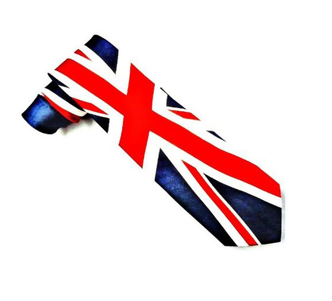 elegance1234 2 X BRITISH UNION FLAG JACK TIES