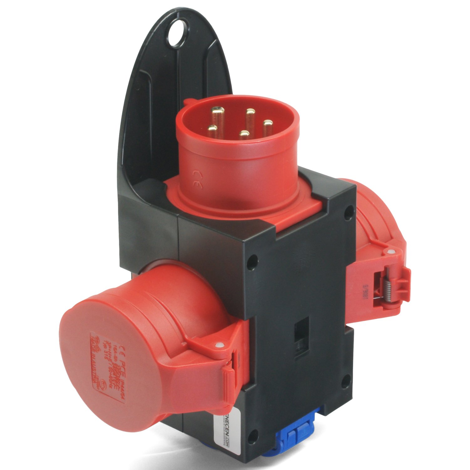 Kompaktverteiler ST.ANTON CEE-Gerätestecker 400V/16A mit 2x400V/16A + 1x230V/16A IP44
