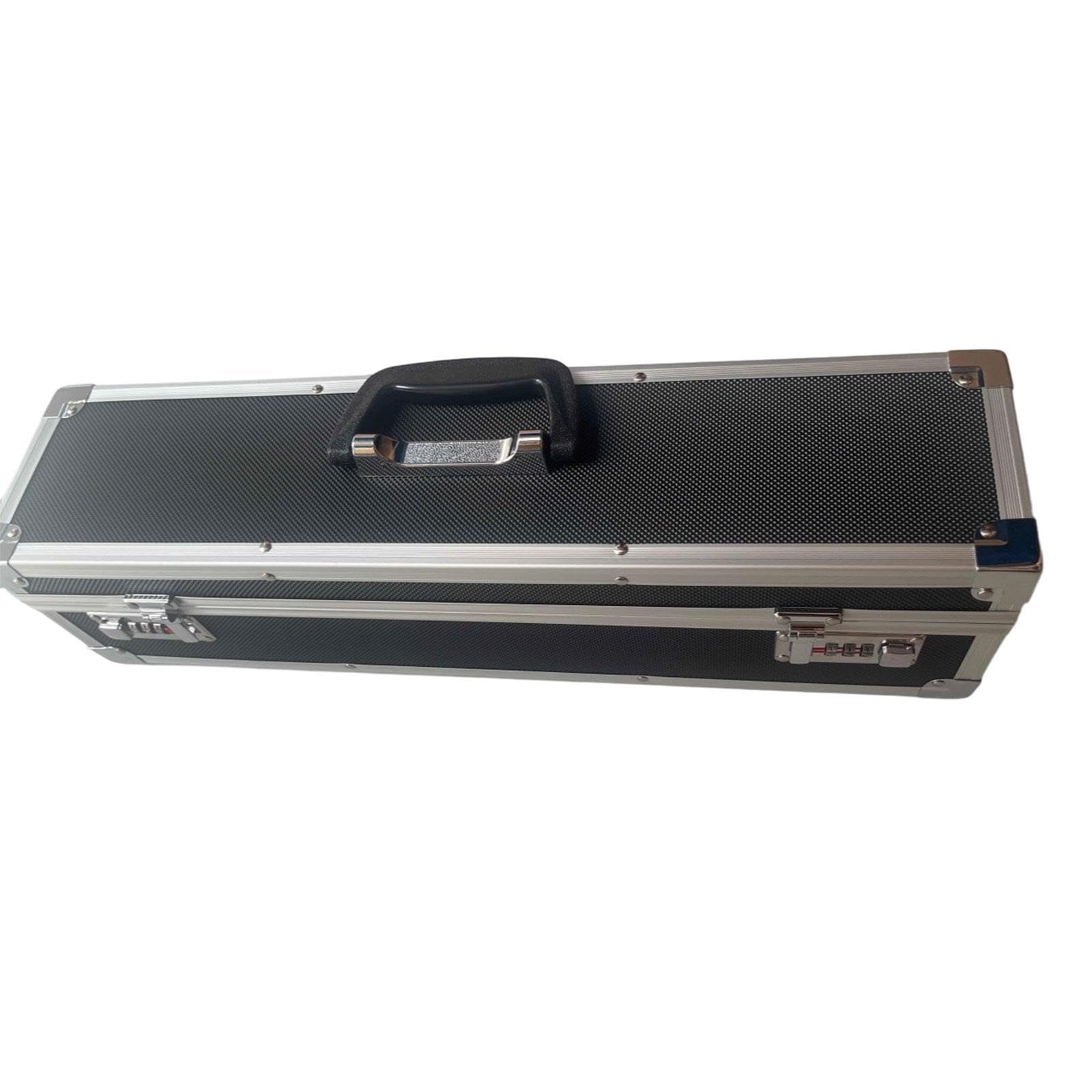 Fenteer Mallette à Couteaux Professionnelle en Aluminium, Coffre de Rangement pour Couteaux, Boîte à Outils avec Verrouillage par Mot de Passe, Étuide de Protection pour Chefs et Cuisines