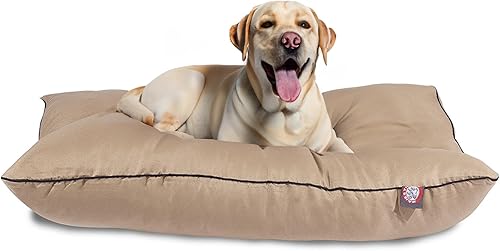 Miniatura 36 de Majestic Pet - Cama rectangular para perros medianos, lavable – Cama para mascotas antideslizante y cómoda – Almohada para jaula de mascotas de gran