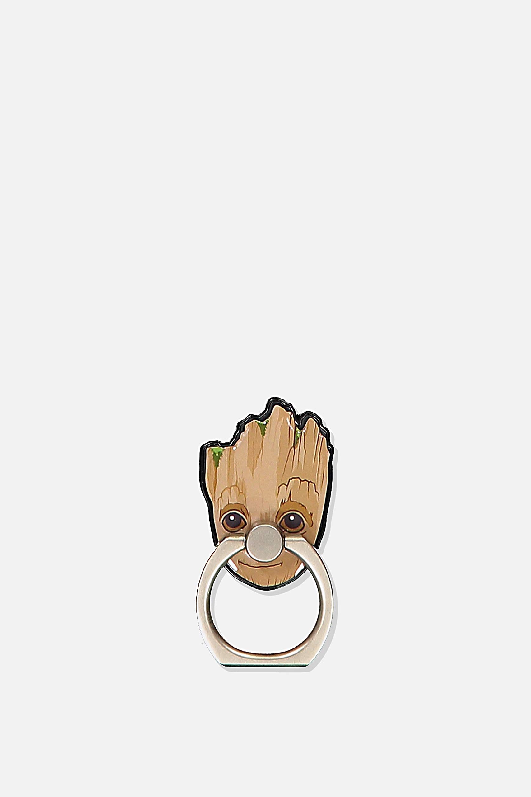 Typo Licenced Metal Phone Ring Lcn Marvel Gg Groot, Multicoloured