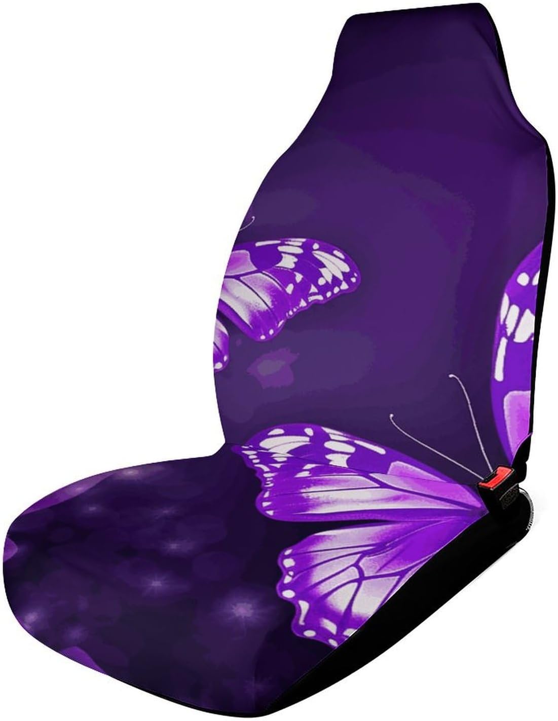 Car Seat Protectors Purple Blue Green Camouflage Zebra Stripes Printed Car Seat Cover Waterproof Easy to Install for Most Cars Babies and Pets