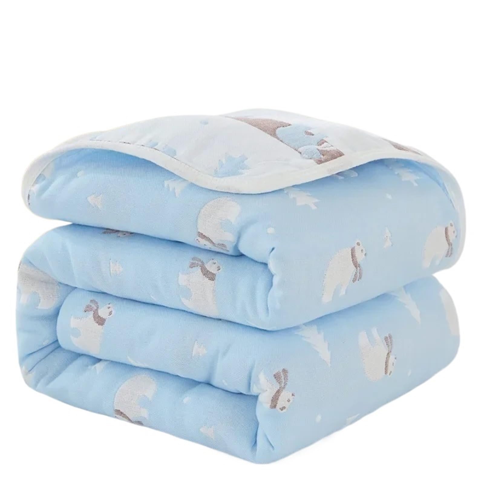 Couverture coton kawaii jeté de canapé double frais et léger pour vos salons