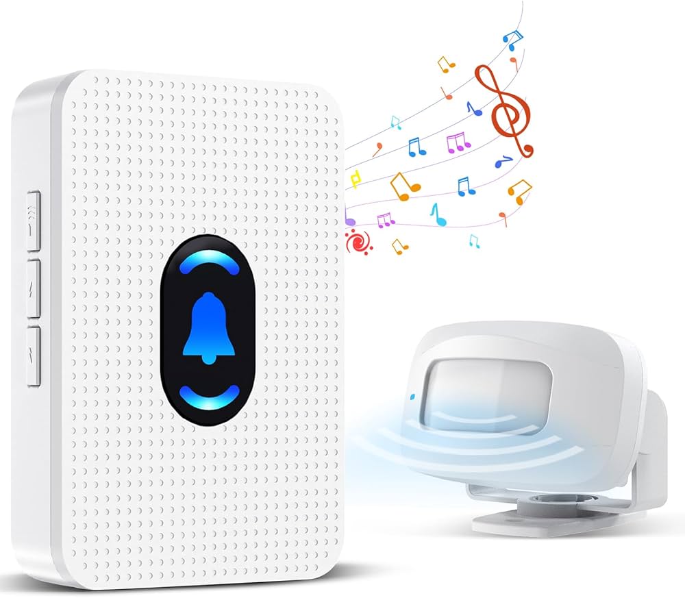 Amazon.co.jp: DAYTECH ワイヤレスチャイム 玄関センサー 人感