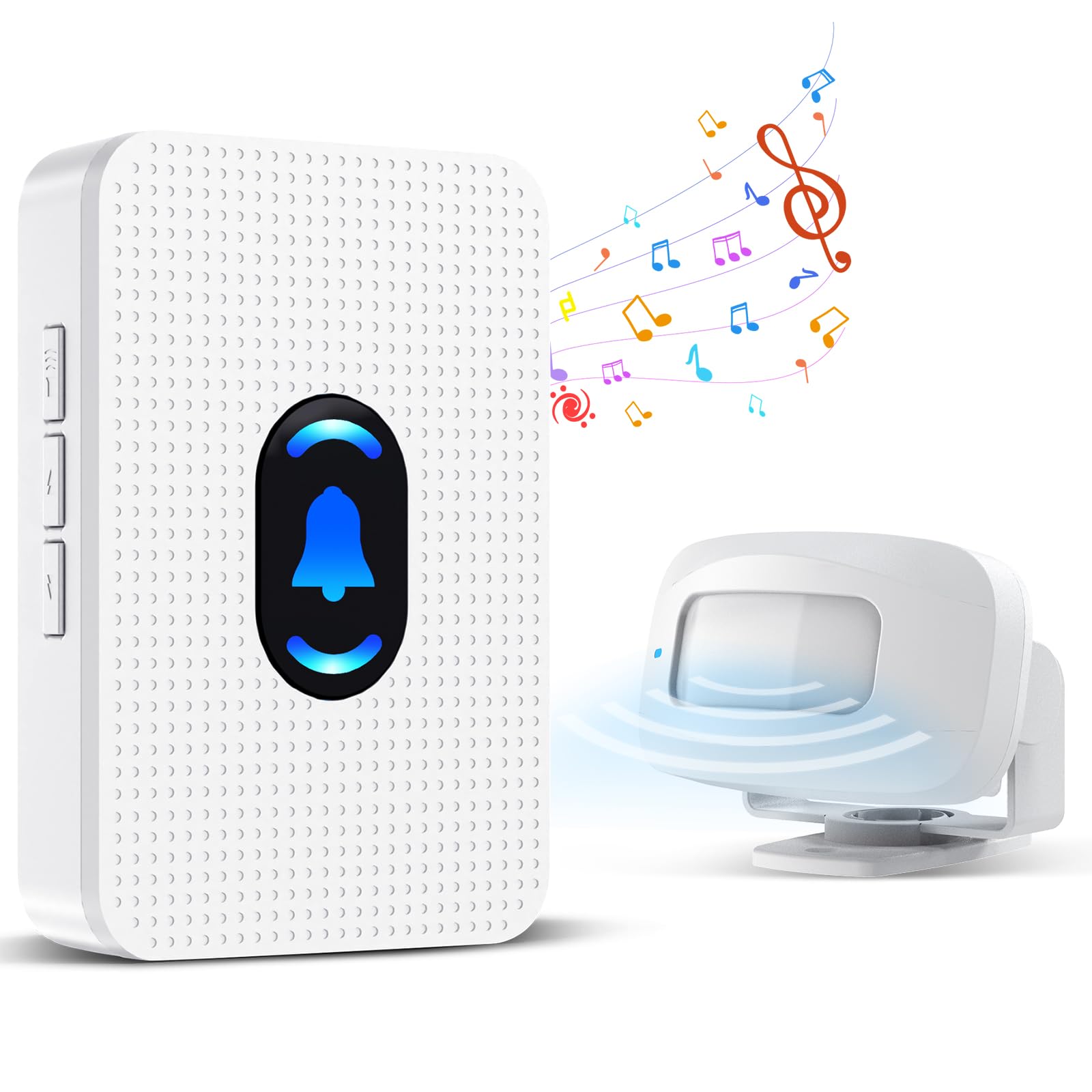 Amazon.co.jp: DAYTECH ワイヤレスチャイム 玄関センサー 人感