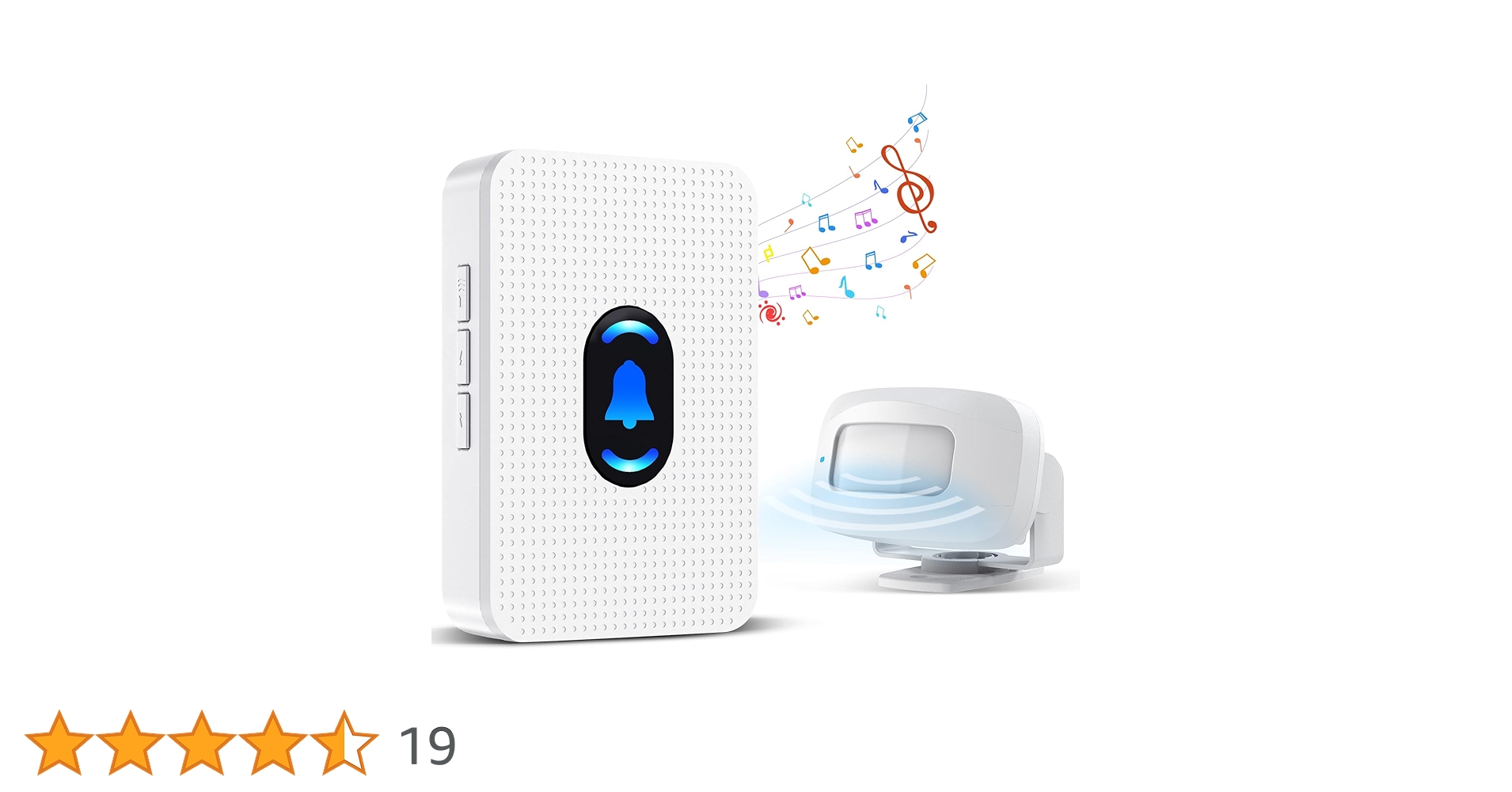 Amazon.co.jp: DAYTECH ワイヤレスチャイム 玄関センサー 人感
