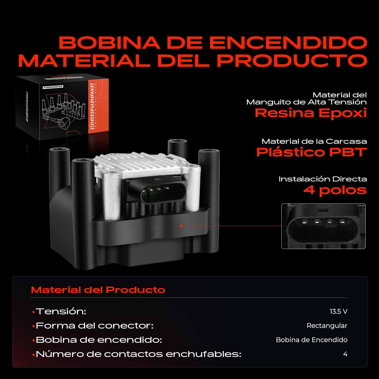 Frankberg Módulo de encendido bobina de encendido 032905106B