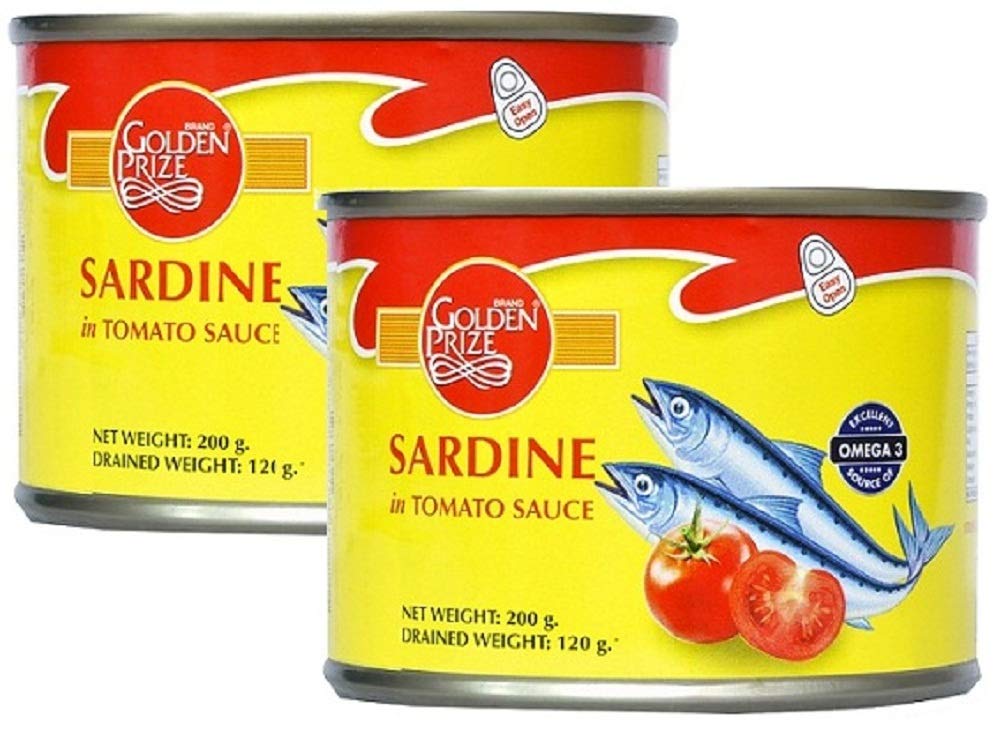 Canned Sardine in Tomato Sauce, 200g (Pack of 2)