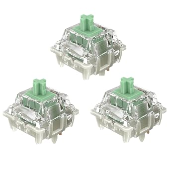 GATERON Baby Kangaroo 2.0 Switches for MX Mechanical Keyboard, 5-Pin 59gf Heavy Tactile RGB 22mm Dual-Stage Spring Factory Pre-lubed SwitchesBaby Kangaroo 2.0,10Pcs