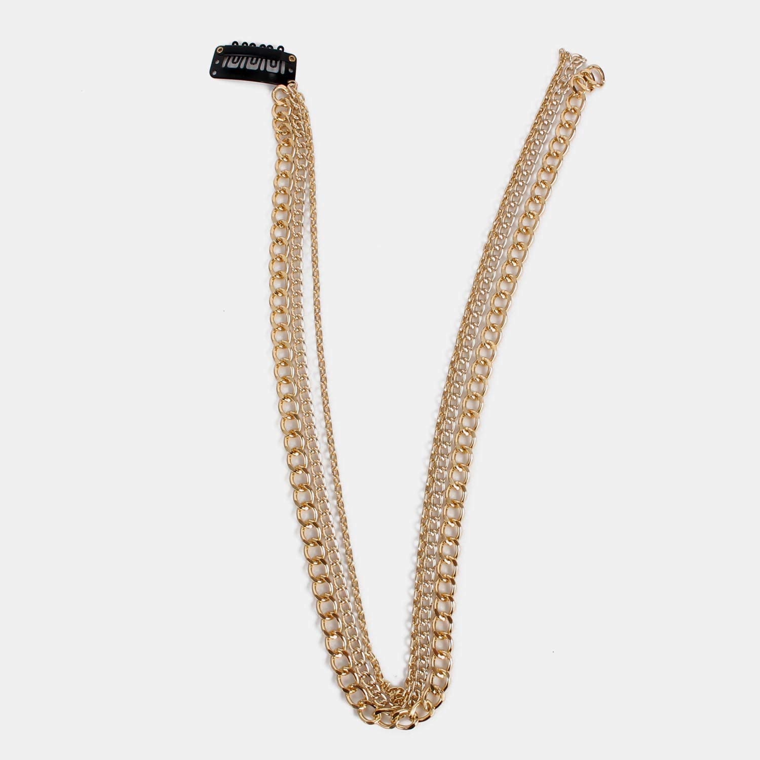 cuhair Vintage Gold Tassel Hair Chain Barrettes Hair Chip Hairpin Hair Band Accessories For Women Girl,Never Fade (1) : Beauty & Personal Care