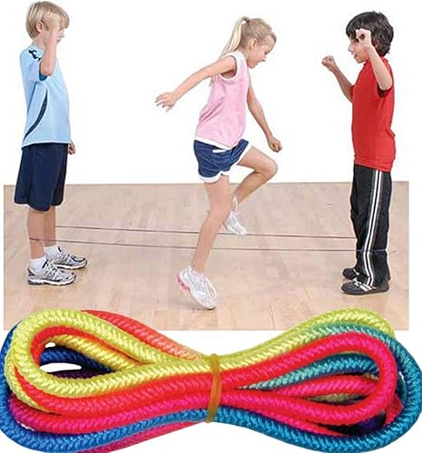 Miniatura 2 de 2CHILL Chinese Jump Rope (Pack) Elastic Skipping Rope Game for Kids & Adults  Colorful Stretchy Jump Rope for Kids, Girls and Boys. Party Favor.
