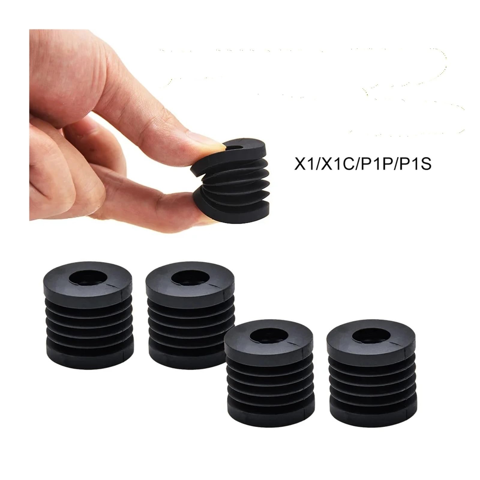 Compatibile con Bambu, piedini antivibranti P1P | P1P, Antivibrazione, Piedini(4PCS)