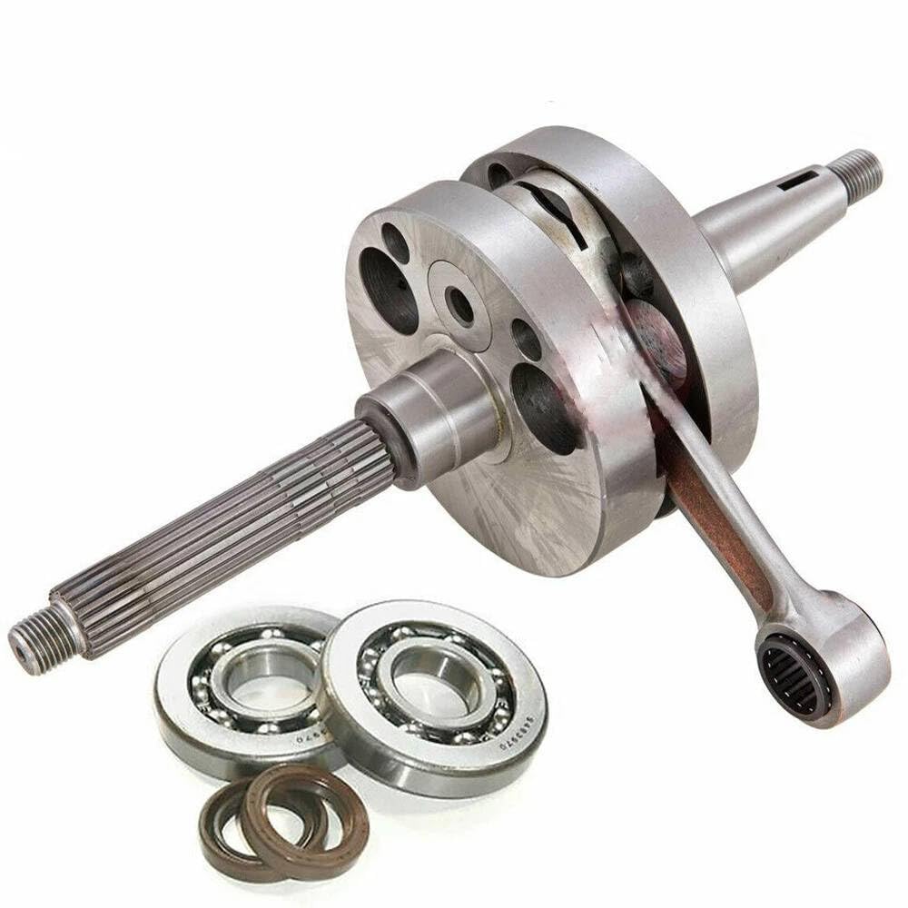 Albero motore Mazzucchelli + Cuscinetti e Paraoli Compatibile con Runner 125 180 2T FX FXR SR 125 TYPHOON 125 2T DRAGSTER 125 180