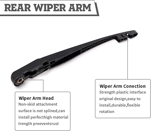 Miniatura 9 de HODEE Juego de tuercas de repuesto para limpiaparabrisas trasero para Honda Pilot 2009-2015, conjunto de accesorios de cubierta del limpiaparabrisas