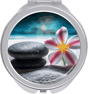 Tropical Flower And Zen Stone Travel Makeup M...