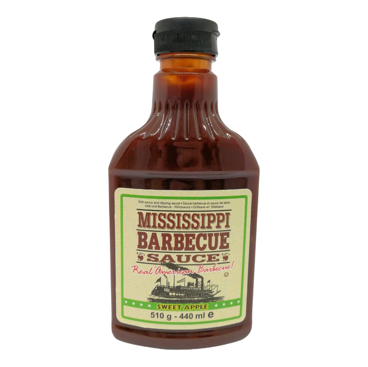 Das Beste im Vorteilspack - 5 X Mississippi BBQ Saucen - 5 X 510g (gesamt 2250g) by The Fremont Company
