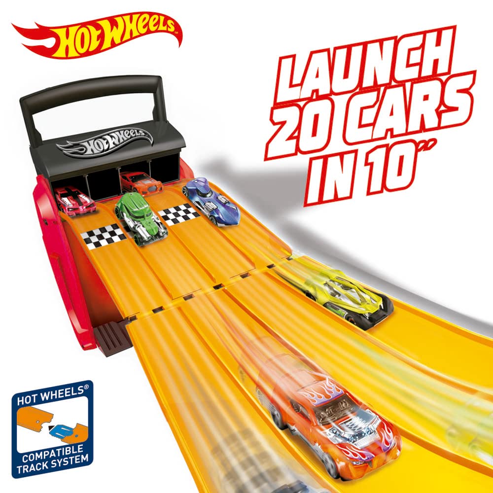 2w1 Walizka + Tory Hot Wheels Garaz