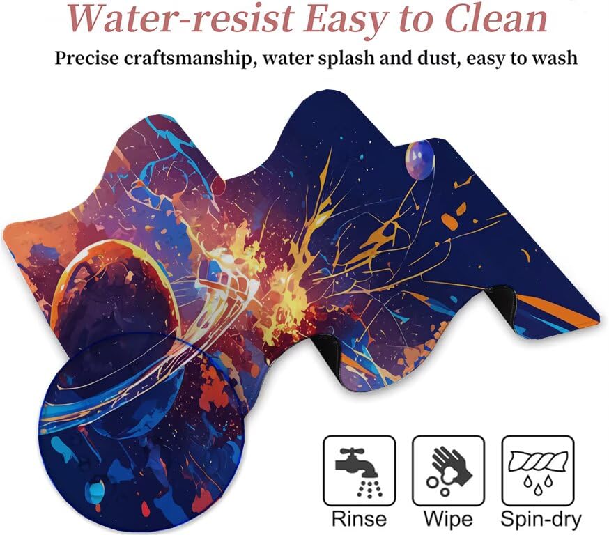 Tapis de souris gamer XXL finie la glisse limitée sur votre bureau PC - 7