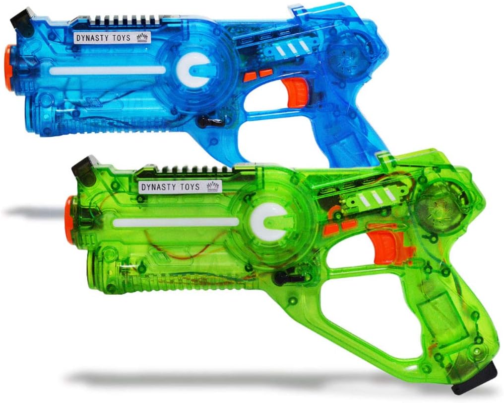 DYNASTY Yard Games for Summer - Infrared Laser Tag Single Blaster is A Great Gift for Kids. Vest-Less Lazer Tag Outdoor Toys for Lawn Games - Play at Home or On-The-Go.