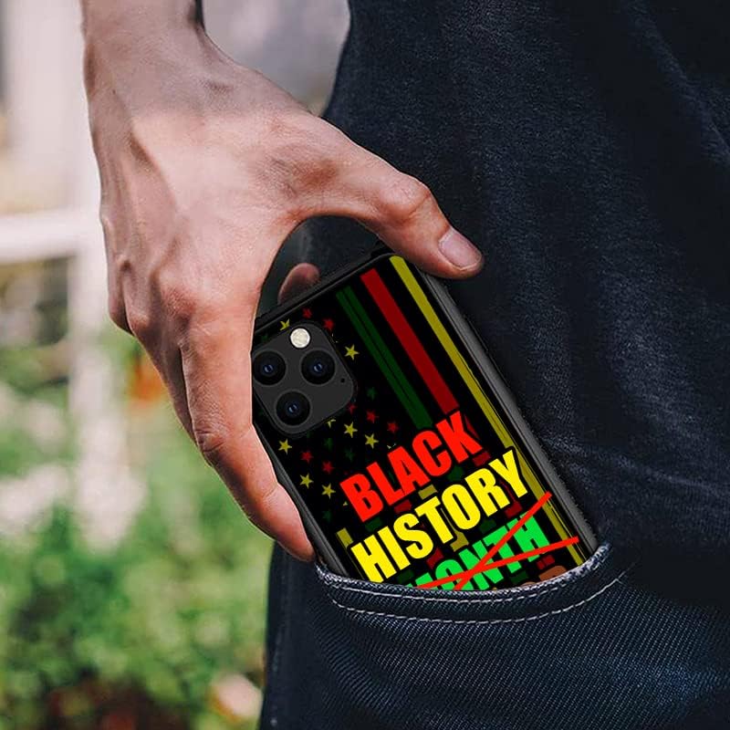 Miniatura 4 de Black History Month Period Melanin - Funda compatible con iPhone 11, 12, 13, 14 Pro Max, Samsung Galaxy S23 S22 S21 S20 FE Plus UltraA14 A54 A53