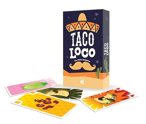 Helvetiq Tacoloco Card Game - Fast-Paced Taco-Themed Strategy Game with