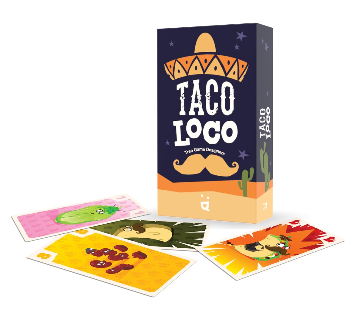 Helvetiq | Taco Loco | Card Game | Ages 7+ | 2-5 Players | 15 Minutes Playing Time