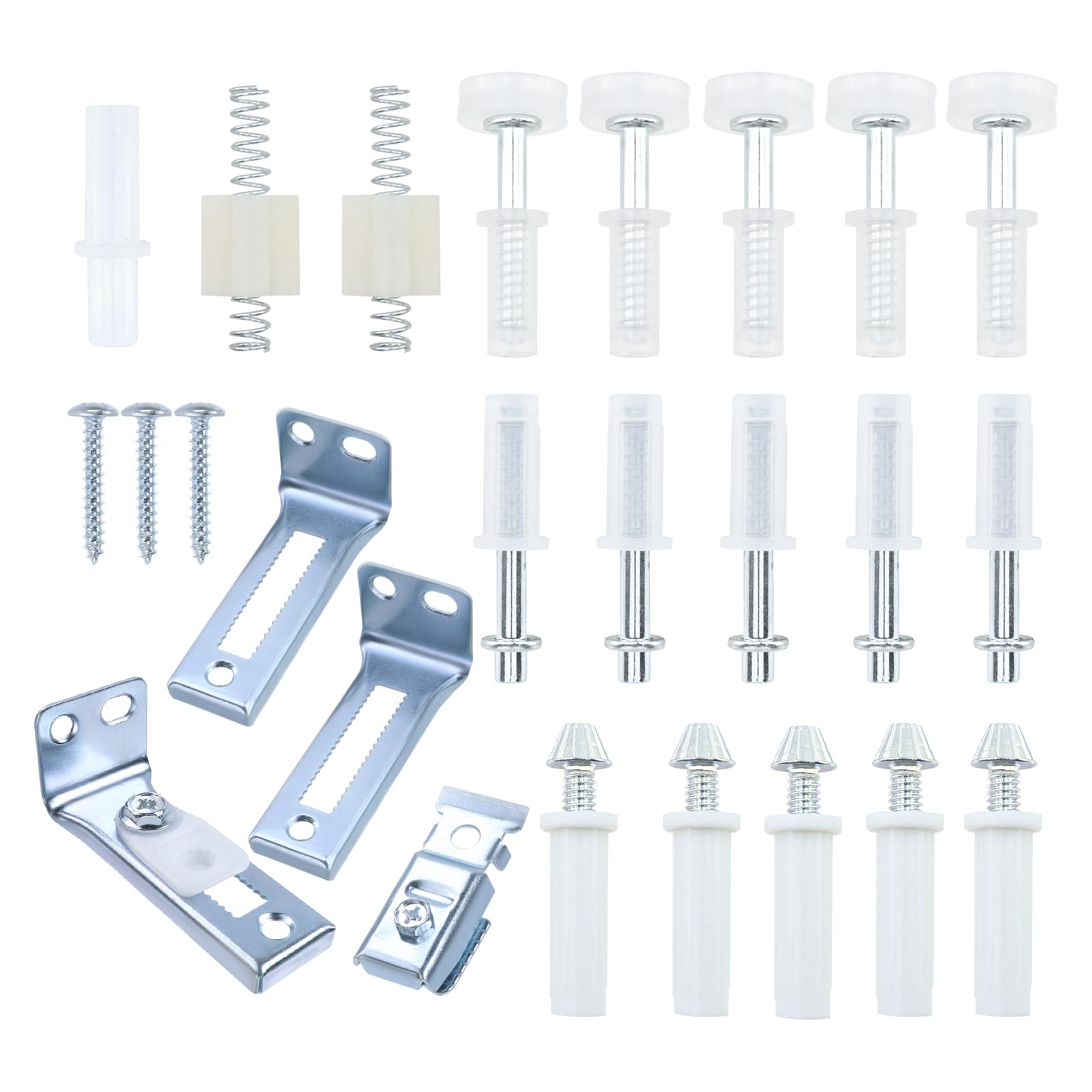 Kit quincaillerie pour porte de placard pour réparer un dressing pliant bloqué ou désaligné