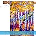 Toland Home Garden 109553 Blissful Birches Fall Flag 28x40 Inch Double Sided Fall Garden Flag for Outdoor House Flag Yard Decoration