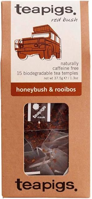 Teapigs Organic Honey Bush and Rooibos Tea 15 Teabags, 81576