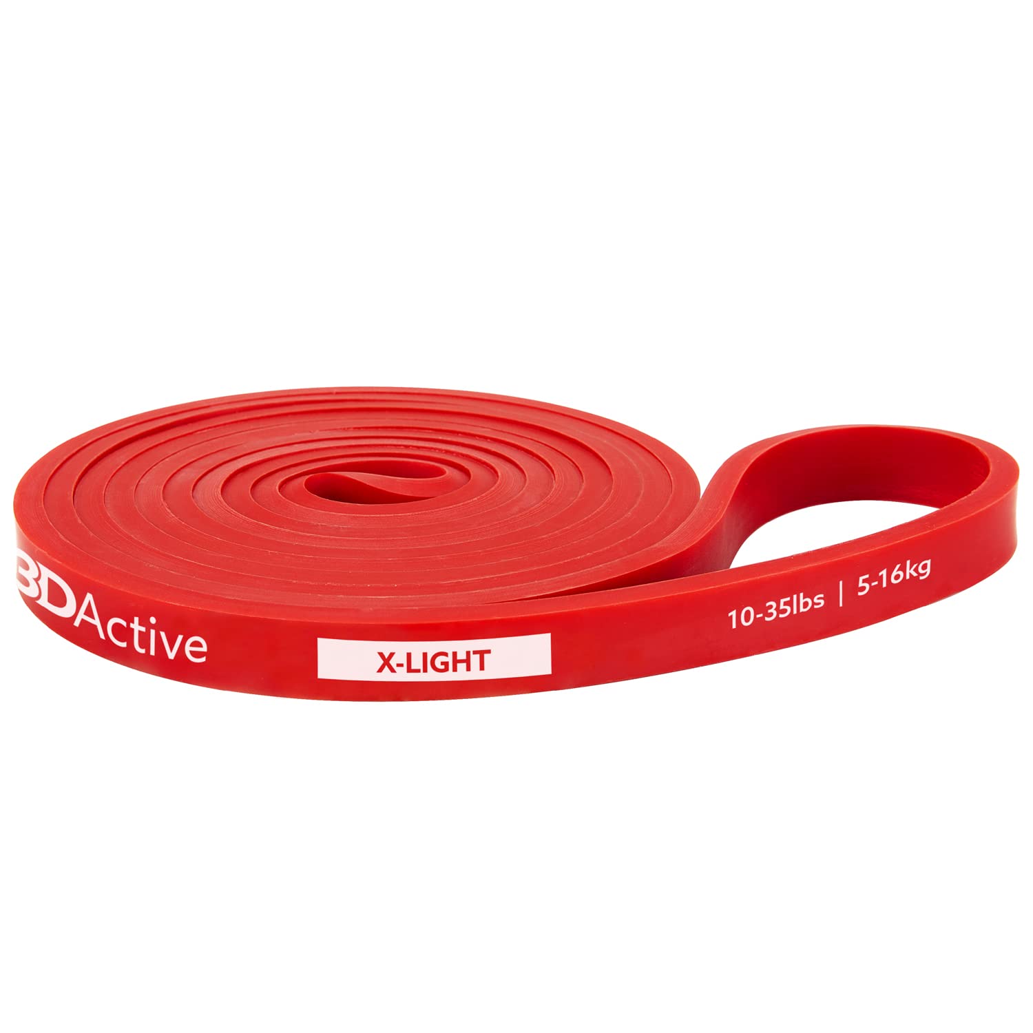 3DActive Pull Up Assist Band - Resistance Band for Strength Training Powerlifting Body Stretching Crossfit - Exercise Guide