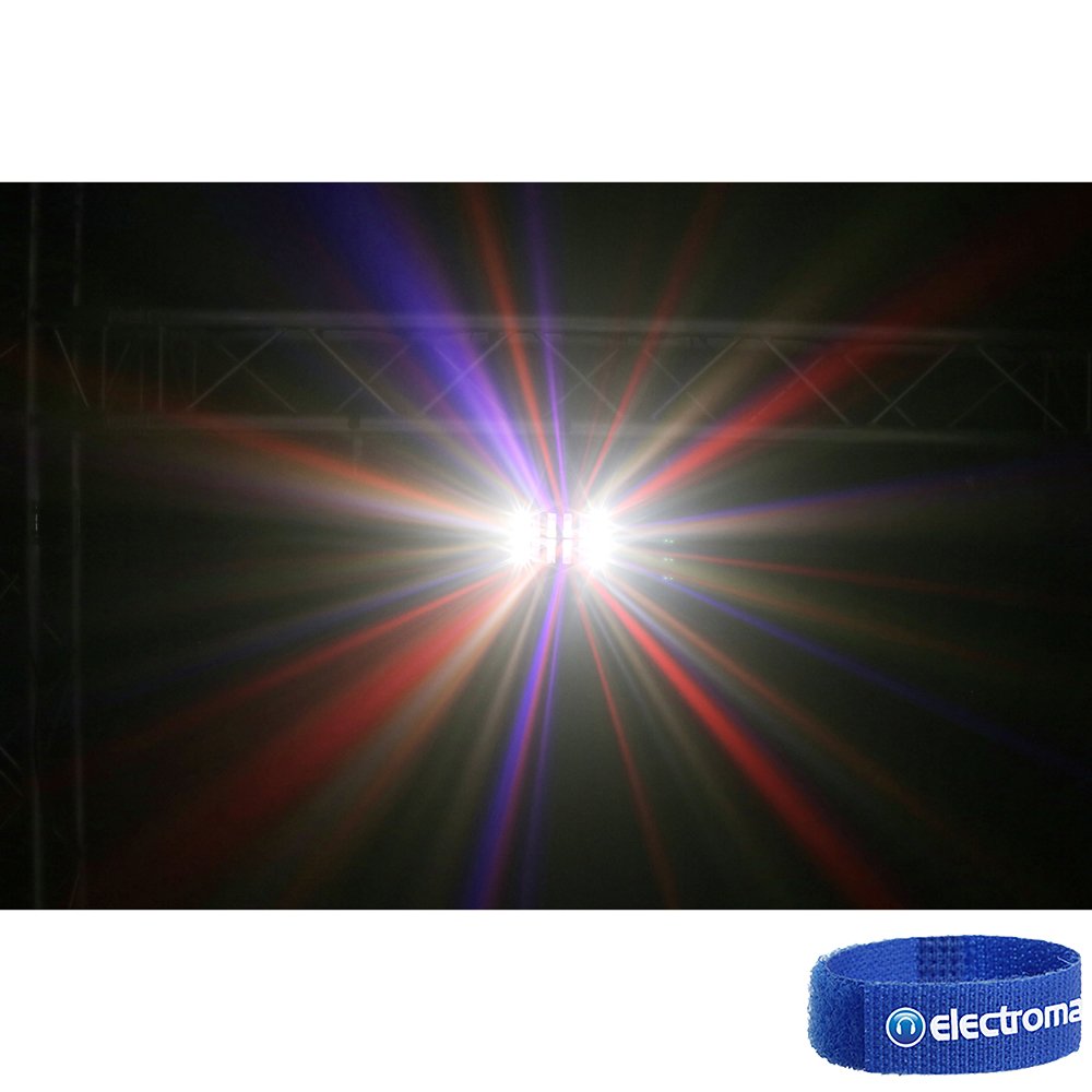 BeamZ 153.733 stroboscopio&luce da discoteca Disco laser projector & stroboscope Nero