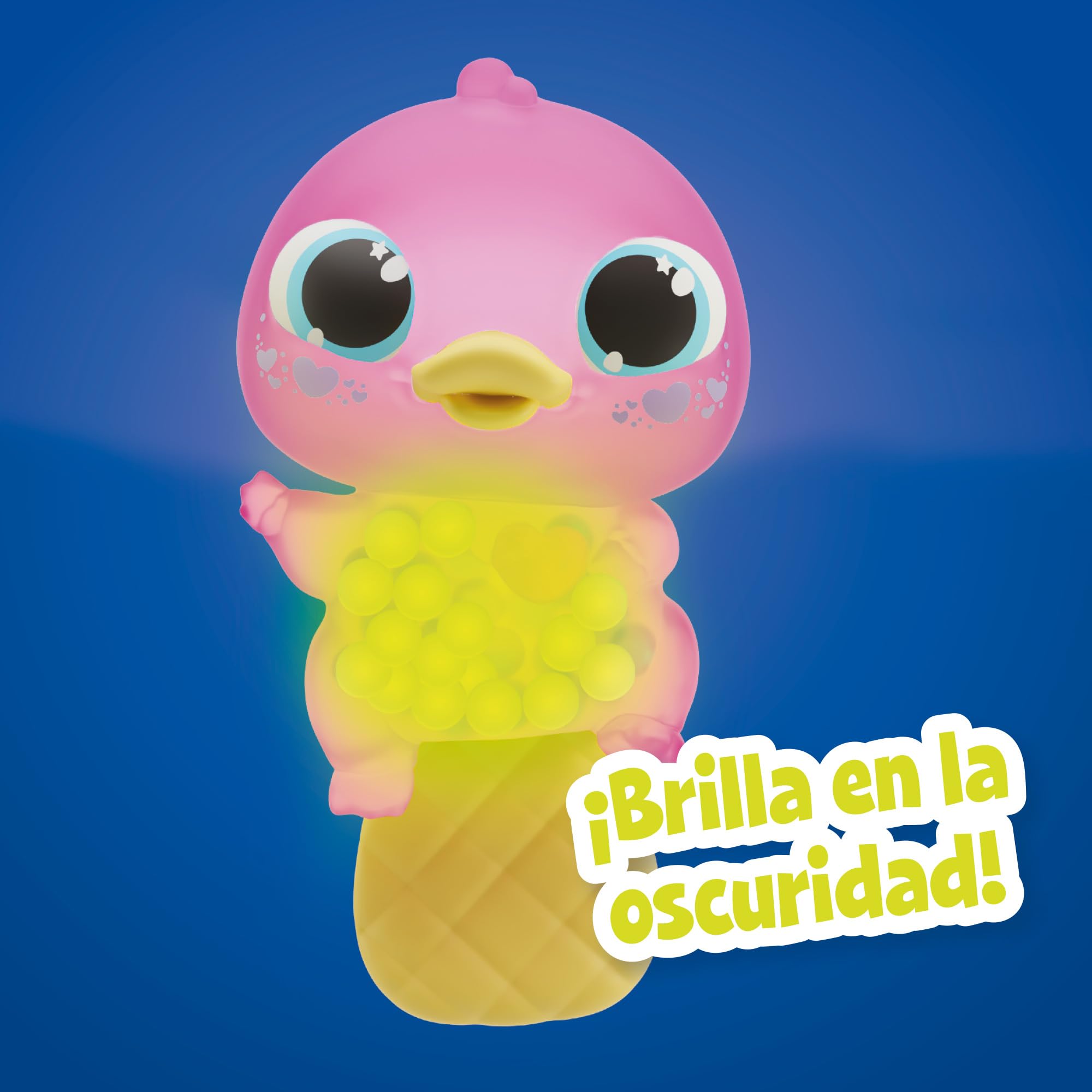 Bizak Animagic Let's GLO Ornitorrinco Mascota Electrónica y Lumínica, Rosa, Juego Sensorial y Experiencia Táctil, Cuerpo Extensible, Flota y Brilla en el Agua, a Partir de 4 Años (64555204-2) — view 4