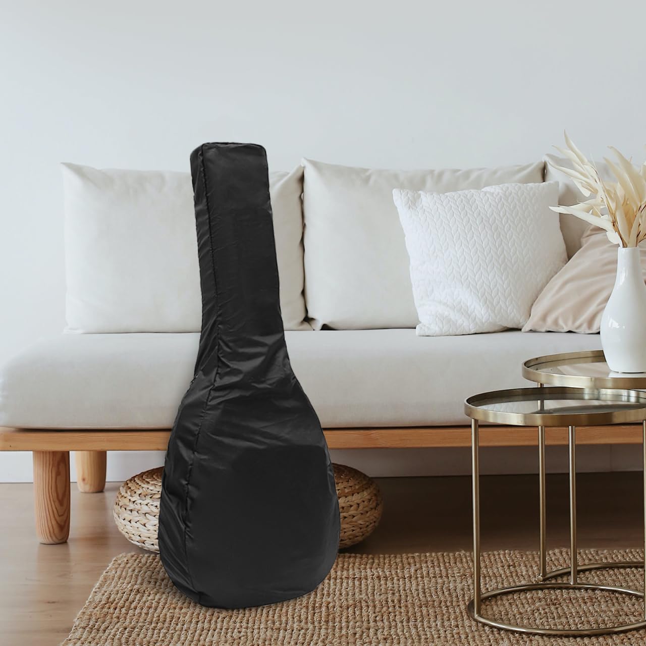 Gitarrenbeutel Regenschutz Wasserdicht Oxford Stoff Gepolstert Gitarrentasche Für Akustikgitarre Outdoor Konzert Reise 46.06In Tragbare Gitarrentragetasche