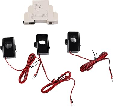 Three-Phase Smart Energy Meter, for zigbee Power Monitor with for ct for Tuya App, DIN Rail 3P4W 100A