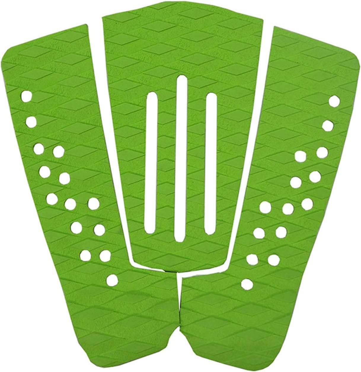 3 Piece Surfboard Traction Pad Skimboard EVA Stomp Pad with 3M Adhesive Skimboard Traction Pads
