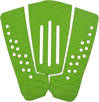 Bevve Surfing Equipment 3 Piece Surfboard Traction Pad Skimboard EVA Stomp Pad with 3M Adhesive Skimboard Traction Pads for Surfboard Size 30X30X0.5CM