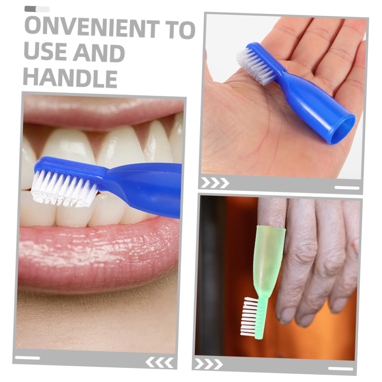Didiseaon 100pezzi Mini Spazzolini Per Detenuti Spazzole Piccole Per Prigione Design Anti-self-harm Per Strutture e Psichiatrici