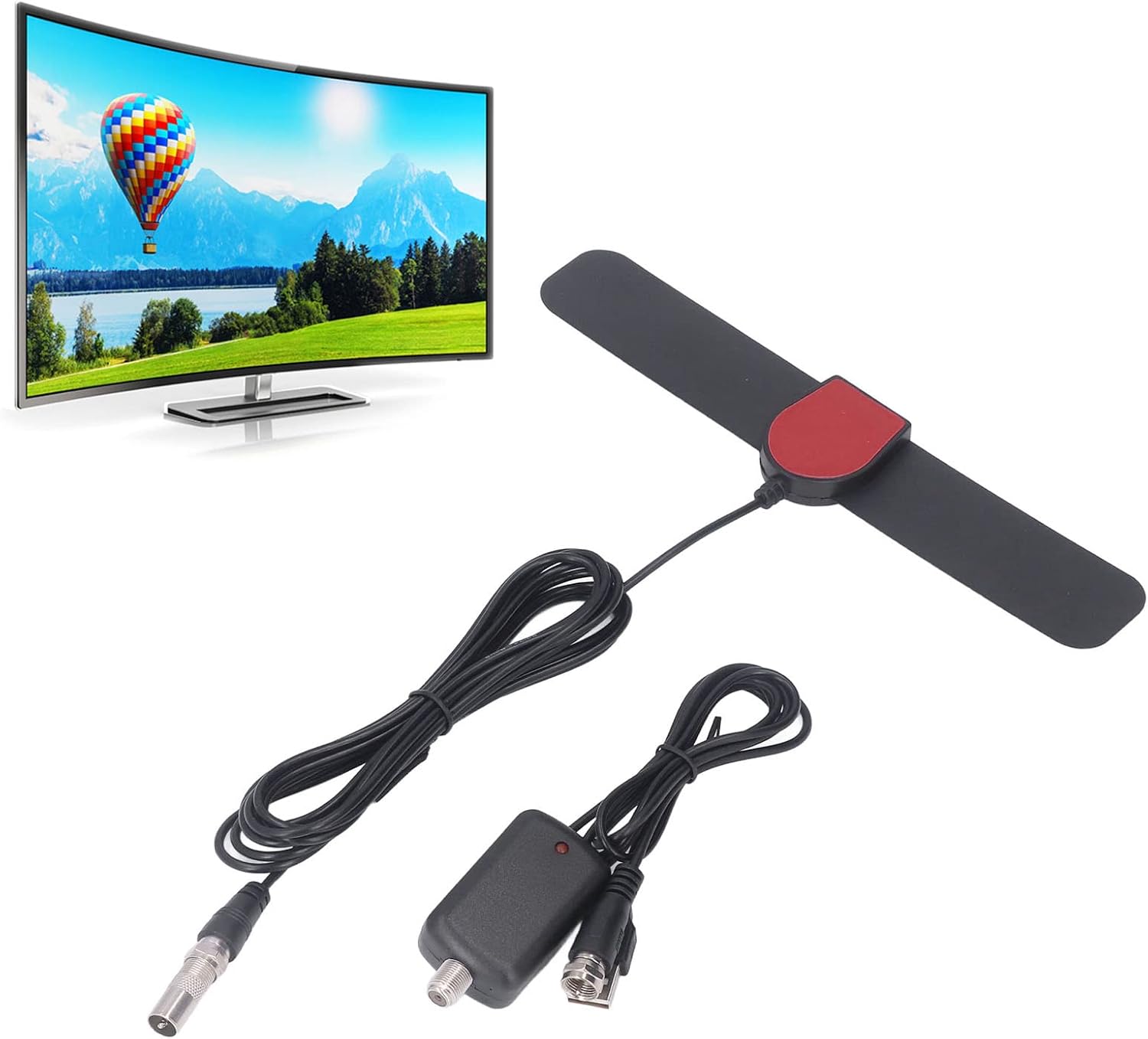 HDTV Antenna, Digital HDTV Antenna High Gain 25DB1 Digital Indoor TV Antennas for